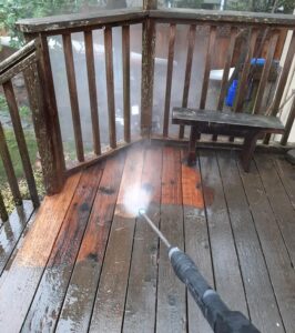 Sundeck and Driving Way Cleaning