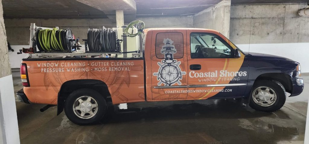 Coastal Shores Window Cleaning Wash Truck